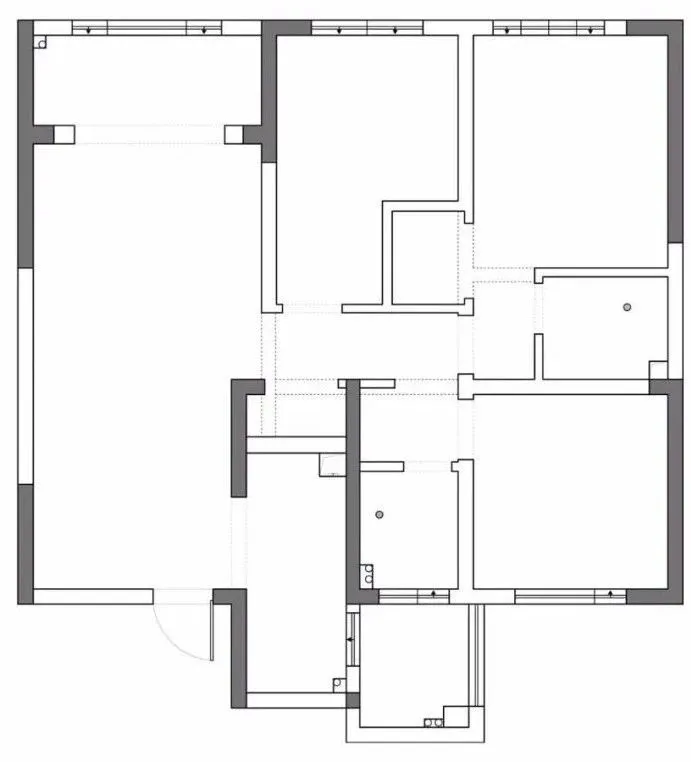117㎡普通户型“重生”,4米大岛台、投影、收纳...美到认不出!