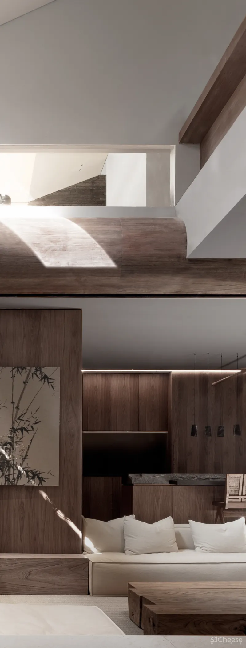 中古榫卯与现代空间的结合