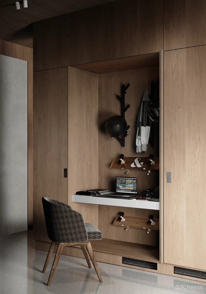 305㎡简约顶层公寓,轻奢之家!