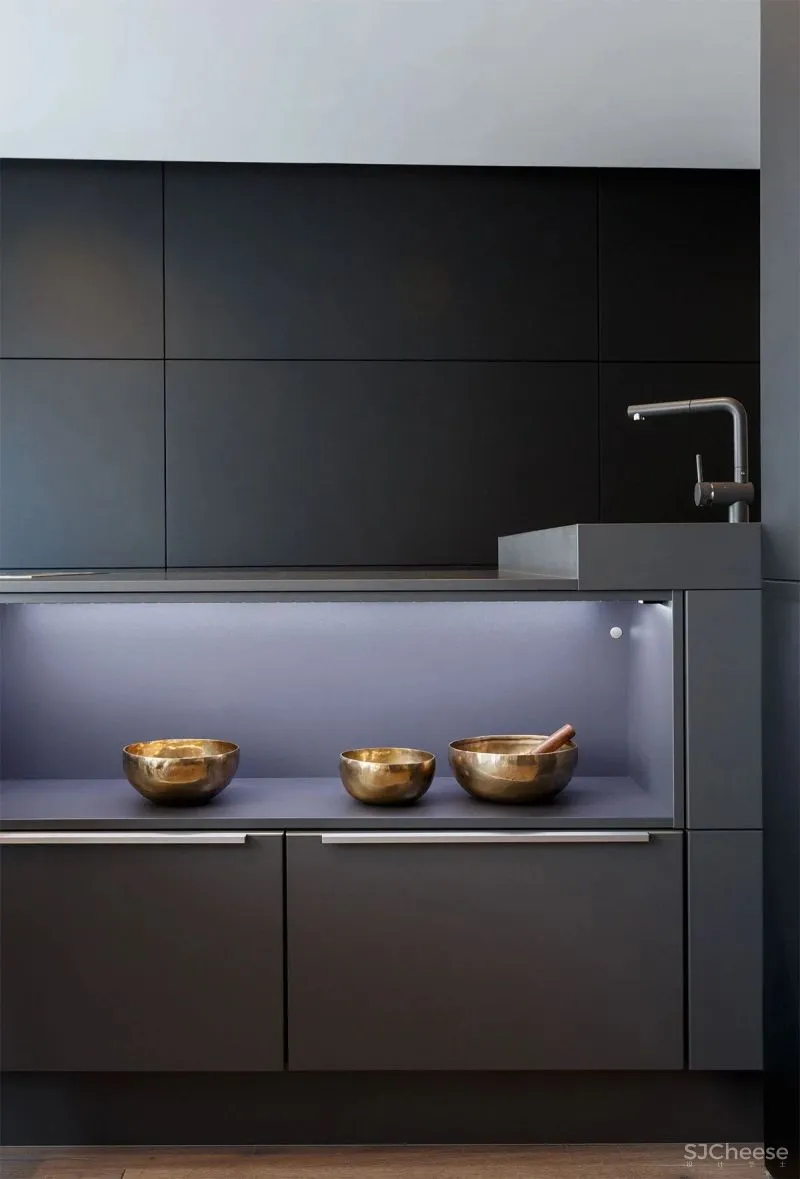 161㎡现代优雅,暗黑魅力