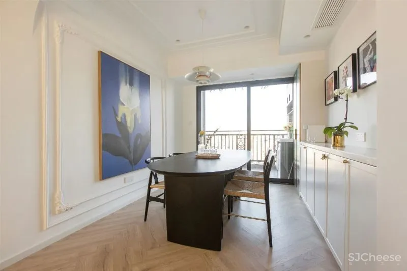 深圳夫妇买下143㎡,两户型打通 厨房合并,勾勒优雅“法式风情”!