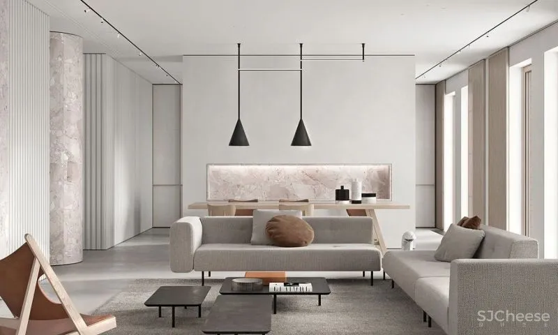 210㎡质朴雅居,不可思议的极简美学!