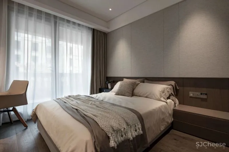 180㎡简约大平层，温和质感的湖畔住宅 南筑设计