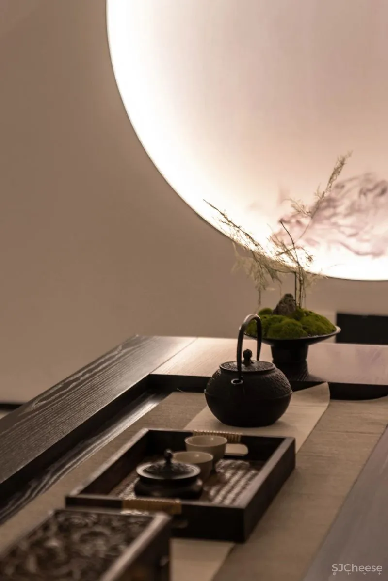 【壹新设计新作】376㎡现代中式别墅样板间——禅语•共鸣！