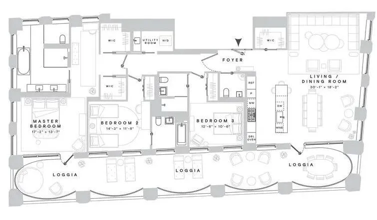 带阿斯顿马丁套房的公寓，样板房公开，高级黑才有这么酷酷的高级感