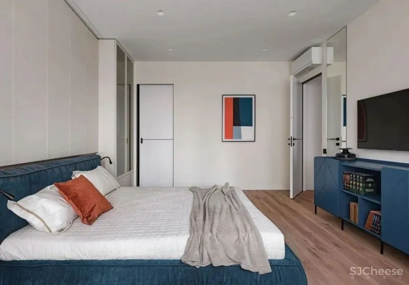 现代风二居室,墙面这样做储物好看又实用