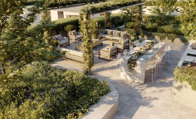 极简豪宅,存于现实的“空中花园”,真的仙境!