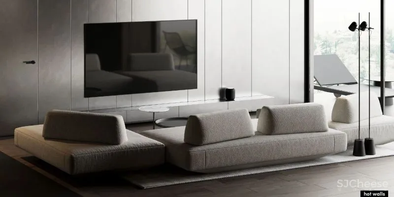 155㎡俄罗斯极简设计,沉静的艺术!