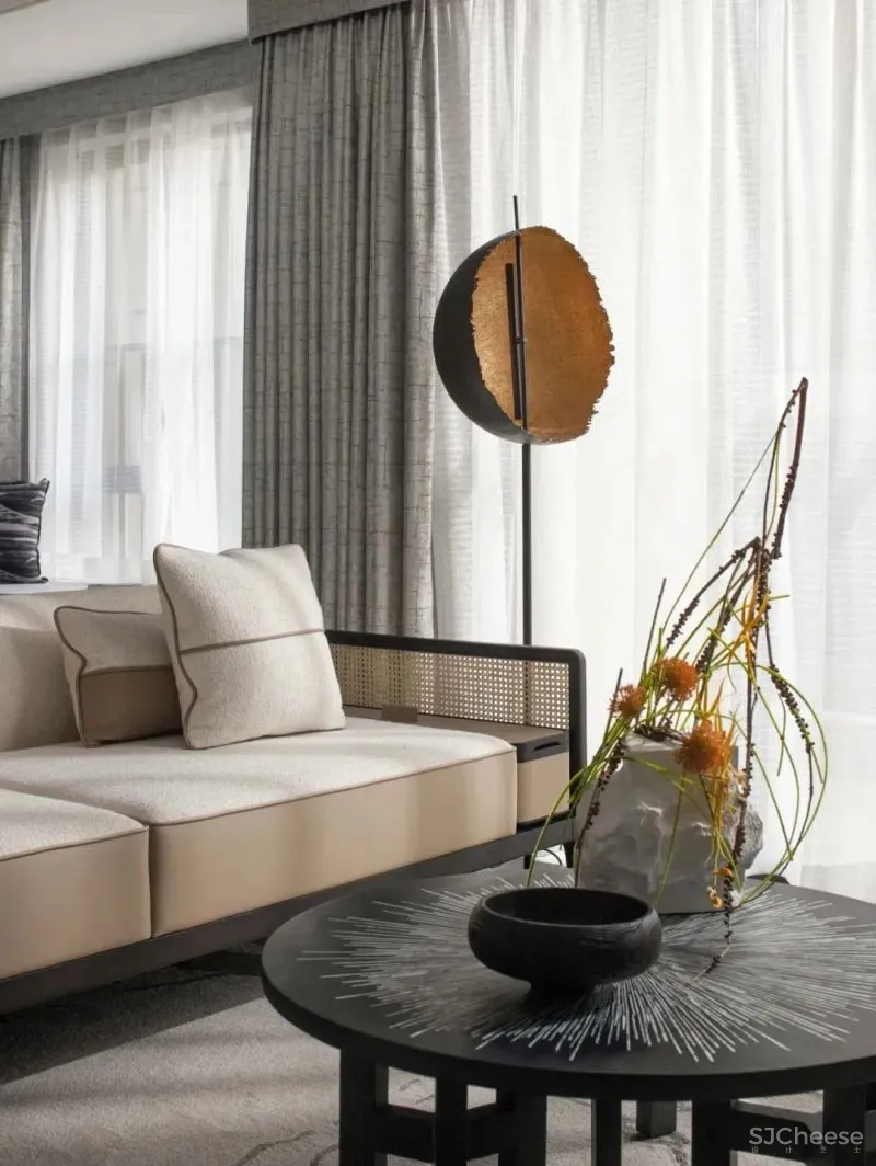 水墨韵律 素雅花艺,独有的东方气韵 观致设计