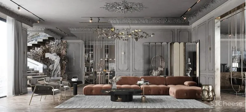 法式现代豪宅，无可挑剔的工艺！