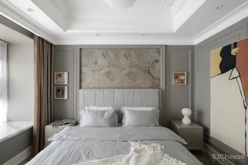 去浓郁、去奢华的140㎡随性法式复古风,艺术极了!