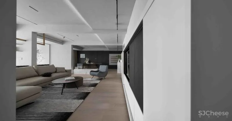 两户改一户,构造简致生活大平层︱辰佑设计