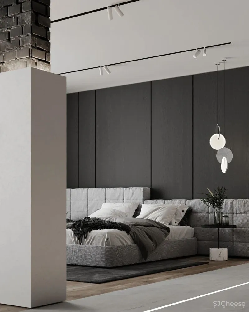 黑 白的色调组合,更能彰显高级感