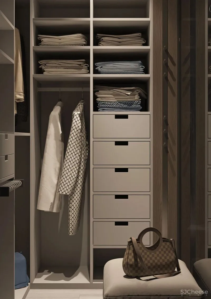 48㎡ 二室一厅高级灰,这样设计空间更显大!