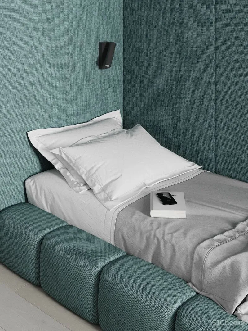 高级灰公寓,卧室这样布局太有个性!