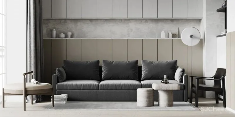 黑白灰极简公寓,越简单越高级!