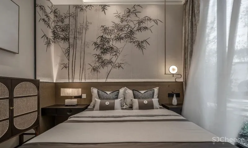 【壹新设计新作】376㎡现代中式别墅样板间——禅语•共鸣！