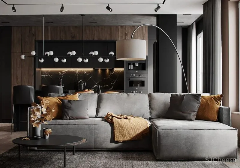 89㎡原木 黑色，你喜欢吗