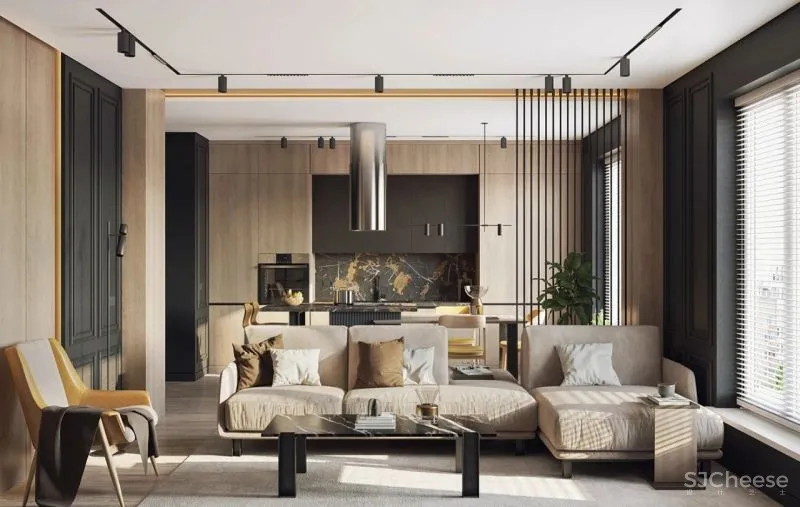 70㎡原木空间，极具自然！