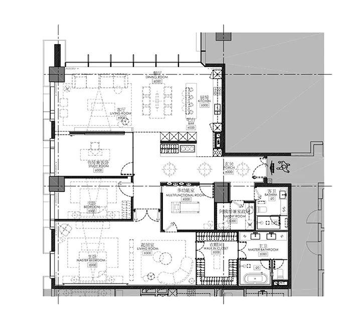 木维设计 • 王星|重色系独居私宅