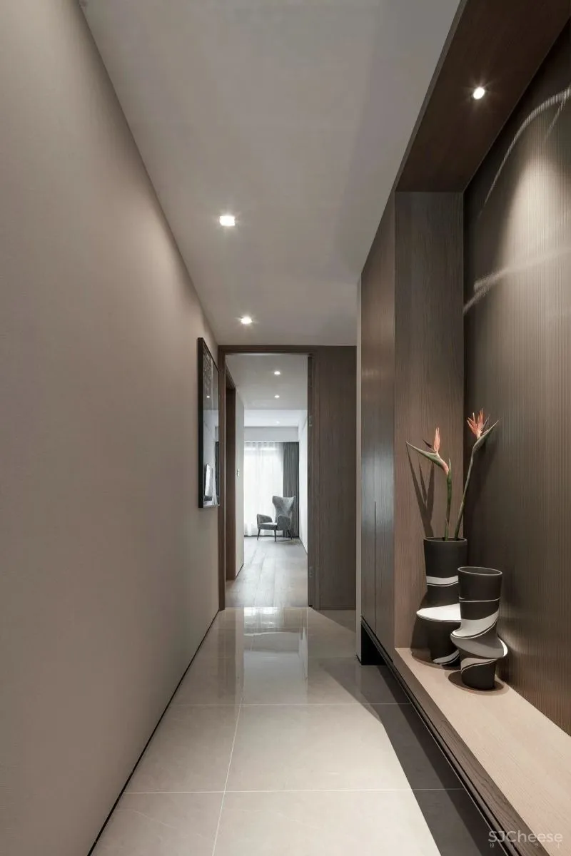 180㎡简约大平层，温和质感的湖畔住宅 南筑设计