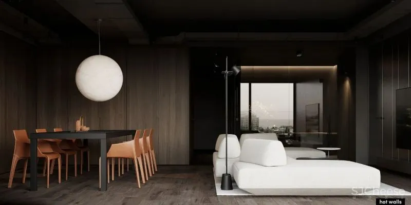 155㎡俄罗斯极简设计,沉静的艺术!