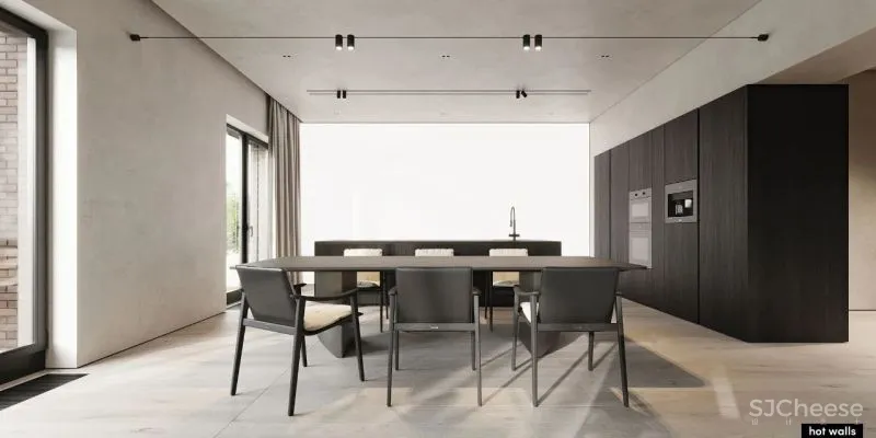 155㎡俄罗斯极简设计,沉静的艺术!