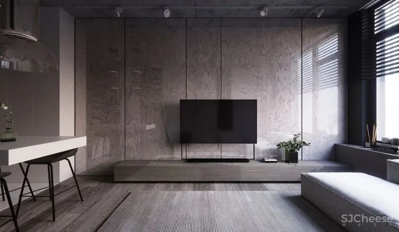 蓝灰色轻工业风，鲜活又沉稳！