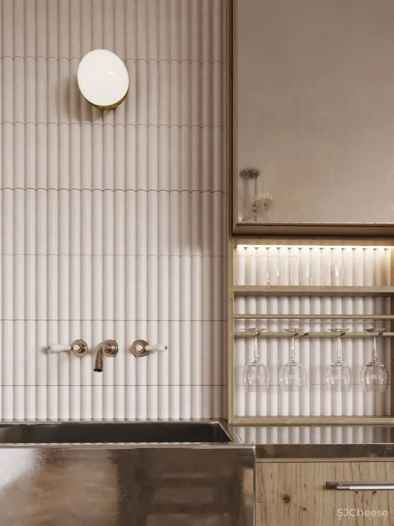 大户型下的浓郁枫叶红,留存满室的明朗光泽!