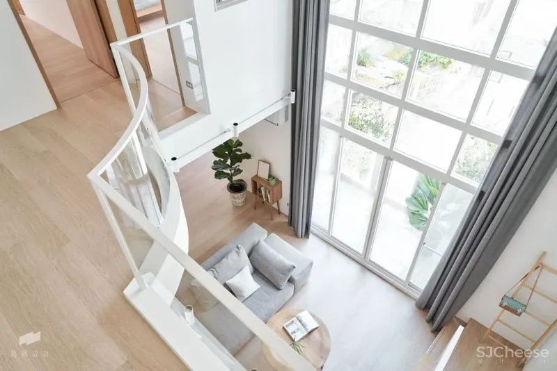 165㎡原木复式,温暖质感