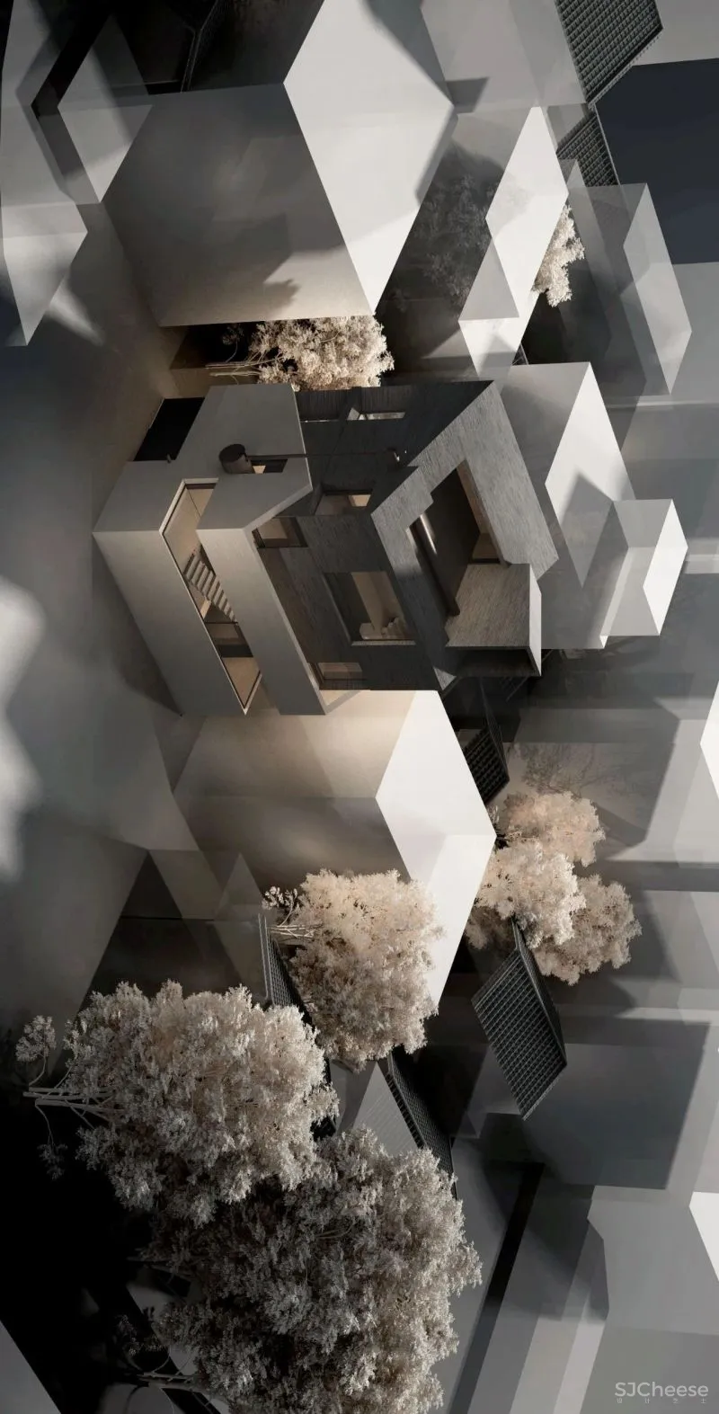 中古榫卯与现代空间的结合