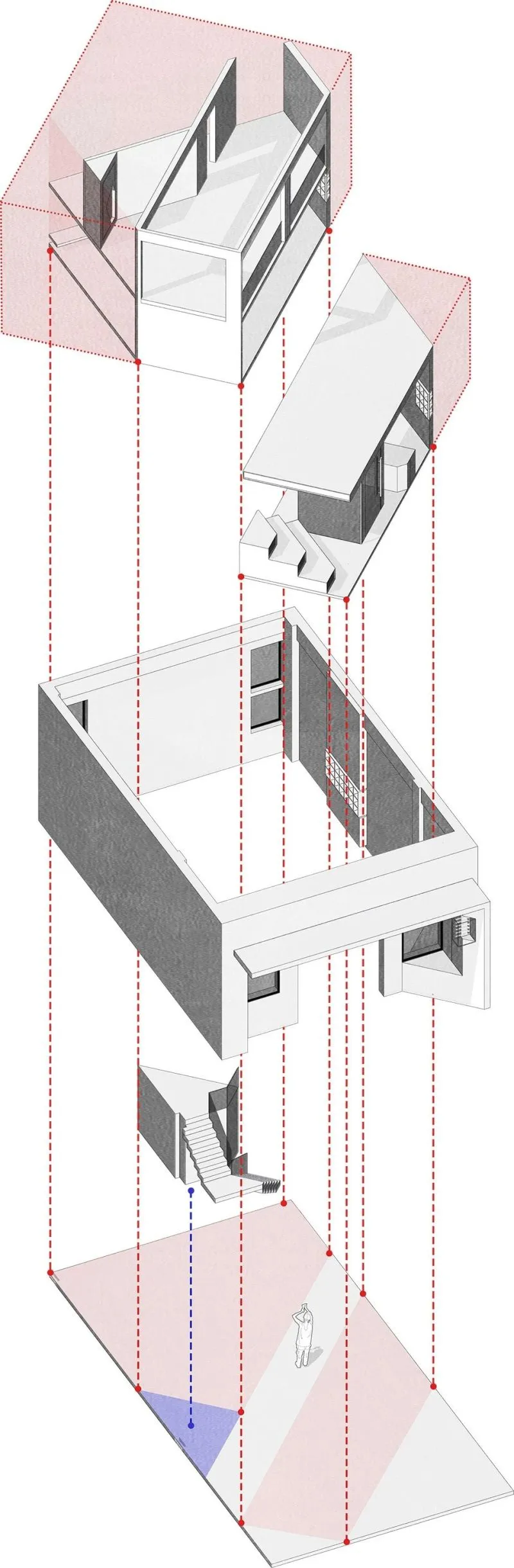 新作 立方体的重构 理想之蓝咖啡，青岛 开尺设计事务所