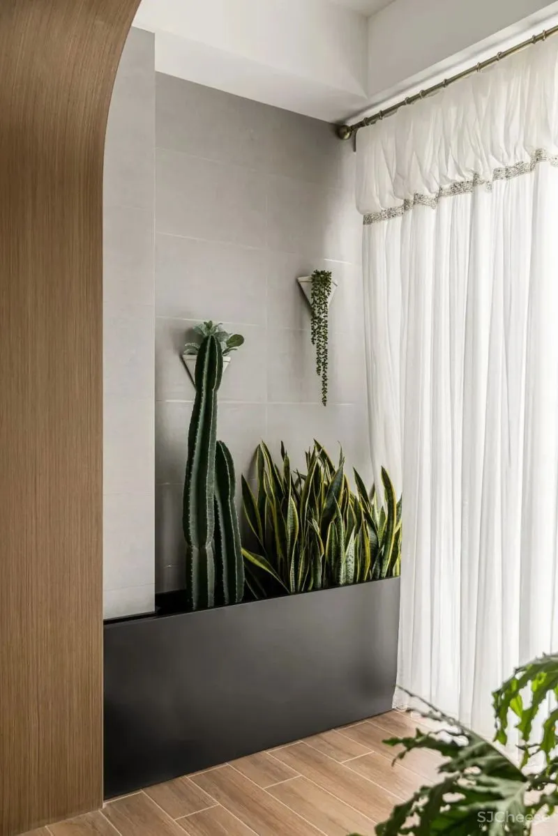 90㎡复古混搭浪漫精致室内设计