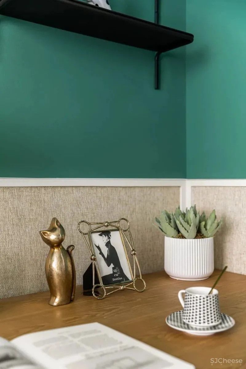 90㎡复古混搭浪漫精致室内设计