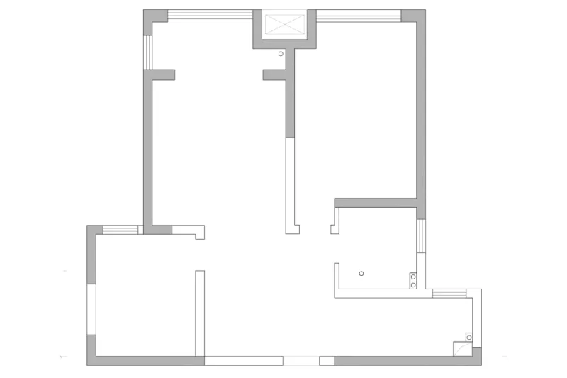 研究生小姐姐的91㎡一人居,两室改一室,换来通透客餐厅!奶油色太温柔!