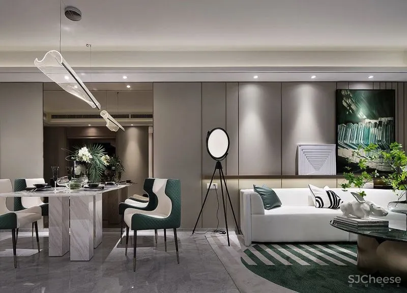 其境设计:现代风个性小户型,尽显优雅高级格调!