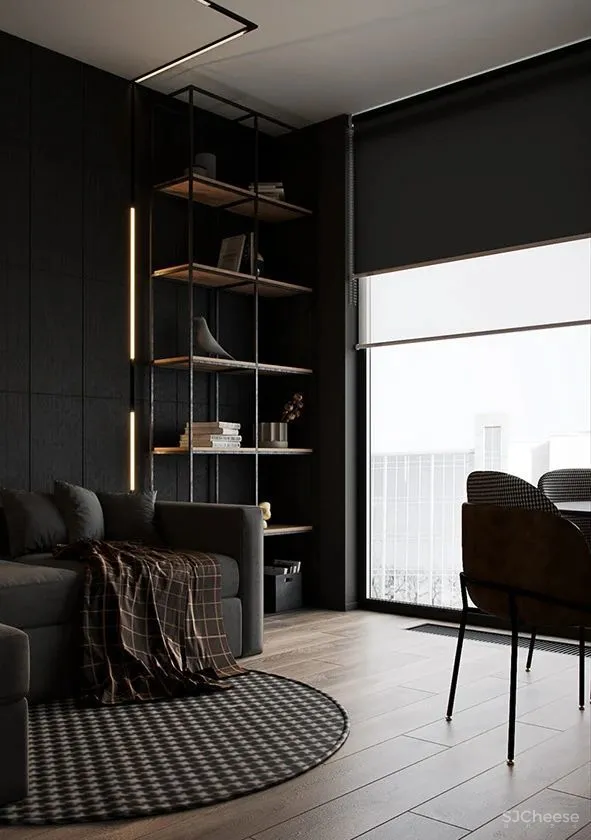 89㎡原木 黑色，你喜欢吗