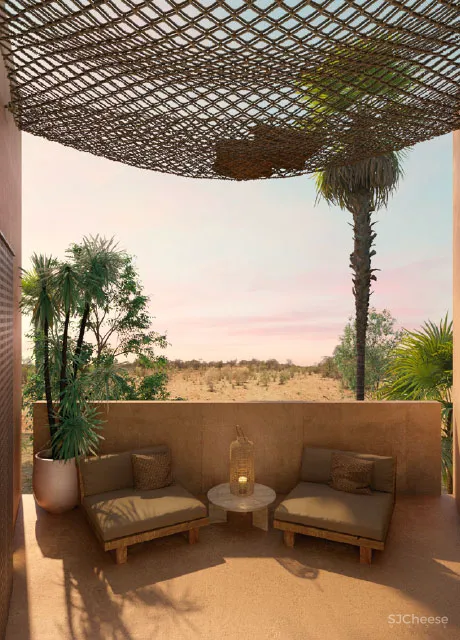 混凝土打造的侘寂野奢民宿,越「简陋」越高级