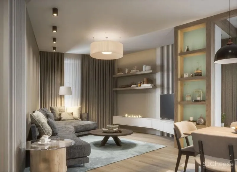 紧凑户型的现代美学