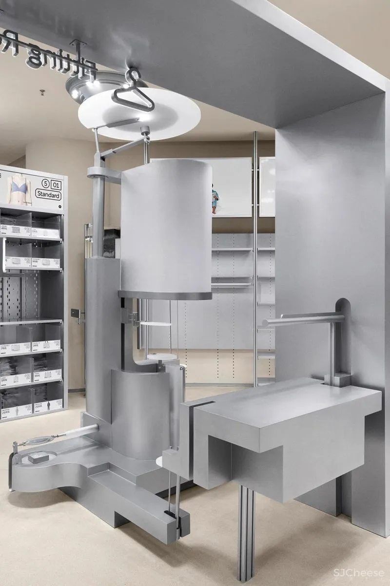 Some Thoughts 李京泽 蕉内深圳概念店,探索机械美学装置的趣味性