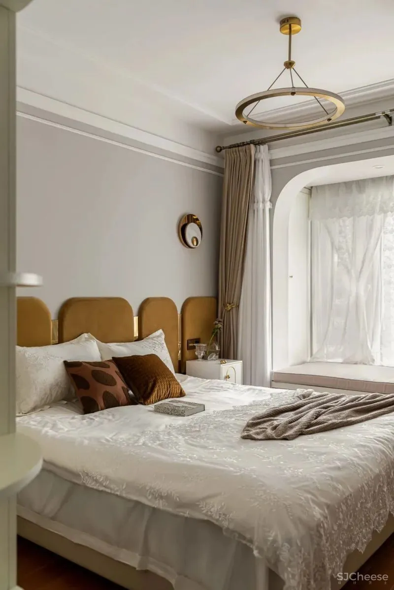 90㎡复古混搭浪漫精致室内设计