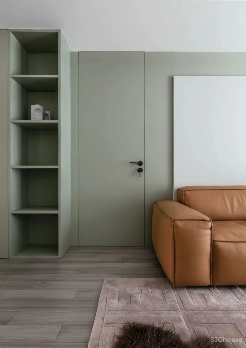 豆绿浅粉 蜂蜜色,折衷主义现代格调 禄本设计