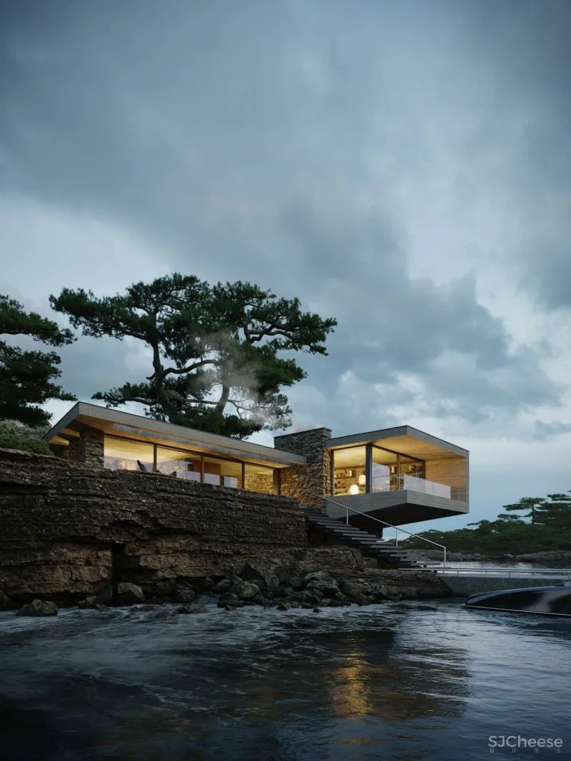 与自然共生别墅设计 邂逅一抹安静与治愈