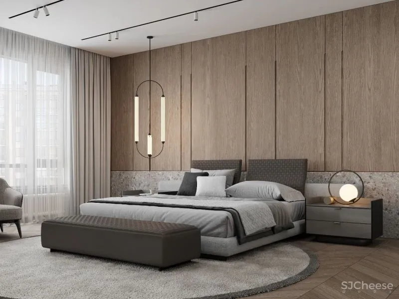 190㎡三居室，拥有阳光大露台，宁静简练！