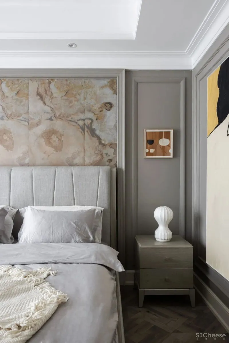 去浓郁、去奢华的140㎡随性法式复古风,艺术极了!