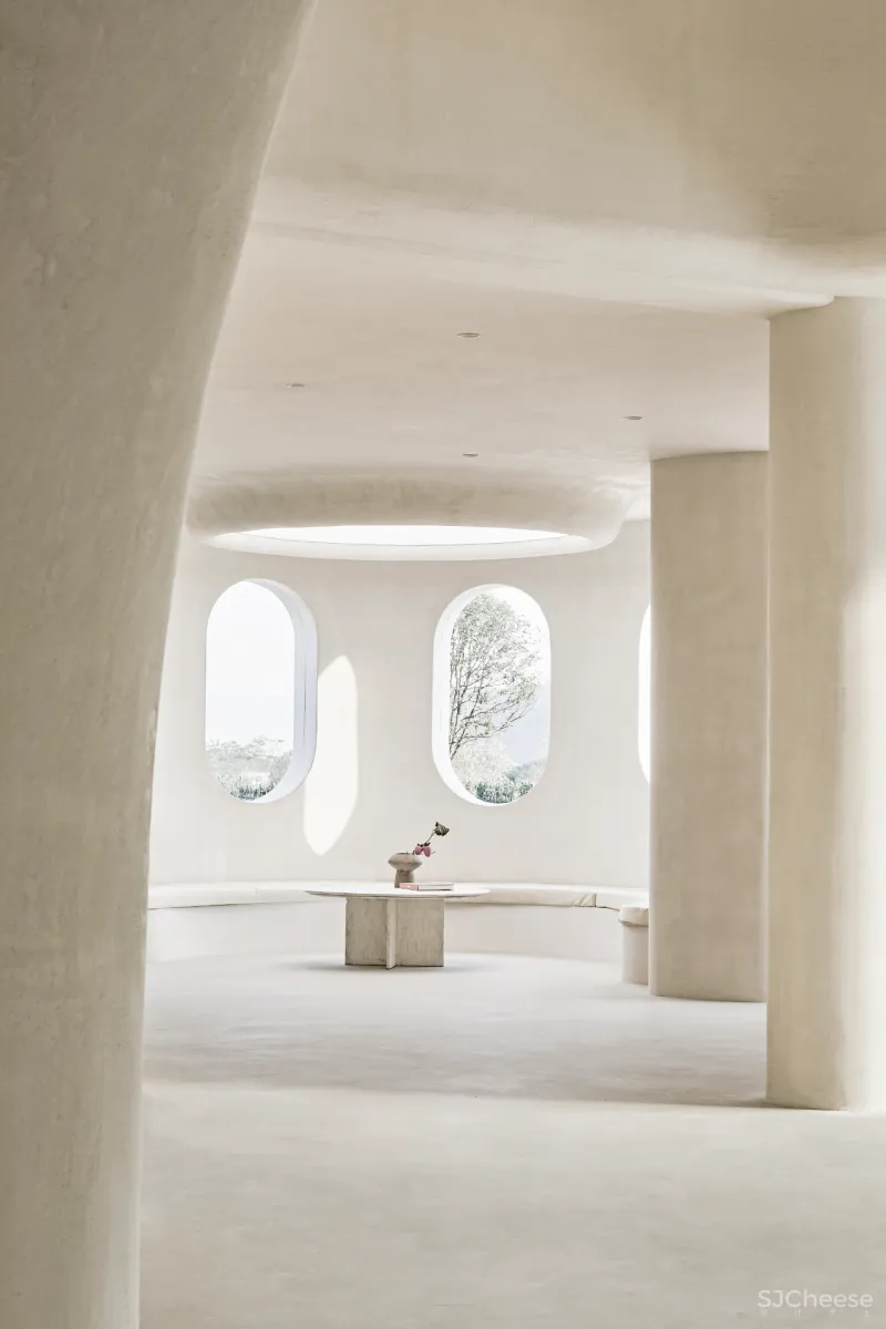 也间设计 × 摄影空间:空间中的白月光