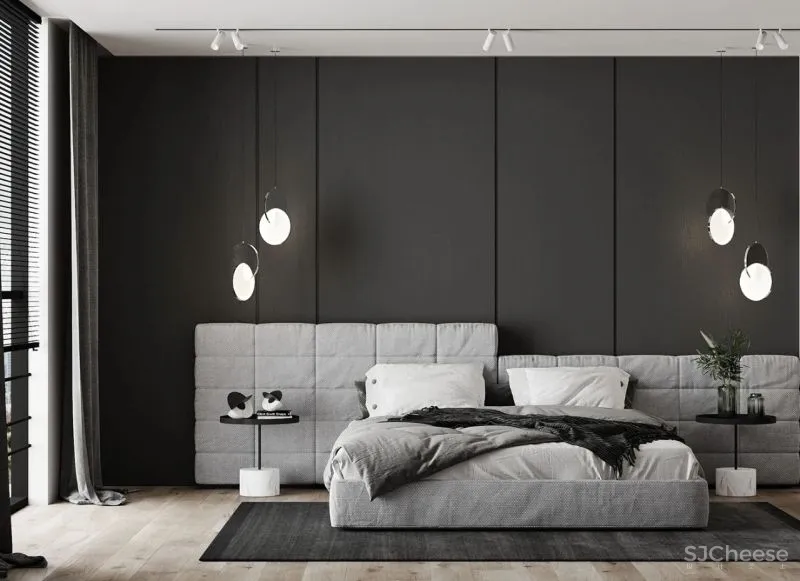 黑 白的色调组合,更能彰显高级感