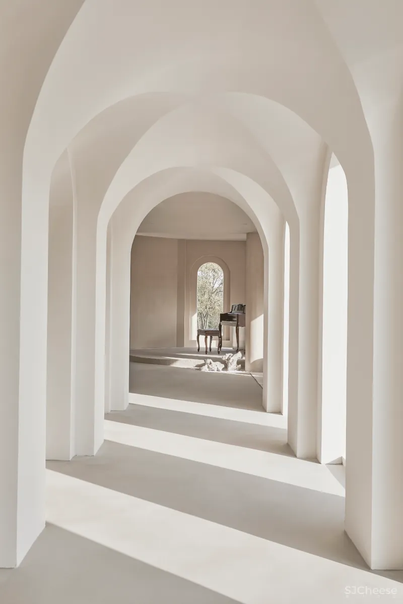 也间设计 × 摄影空间:空间中的白月光