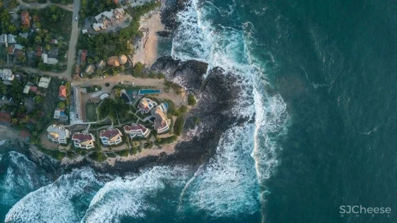 Zozaya Arquitectos建造了海滨住宅,在Troncones的冲浪别墅中创造出雕刻的细节