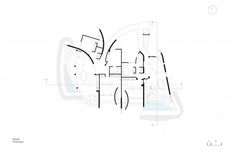 Zozaya Arquitectos建造了海滨住宅,在Troncones的冲浪别墅中创造出雕刻的细节